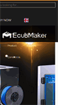 Mobile Screenshot of ecubmaker.com