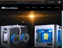 Tablet Screenshot of ecubmaker.com